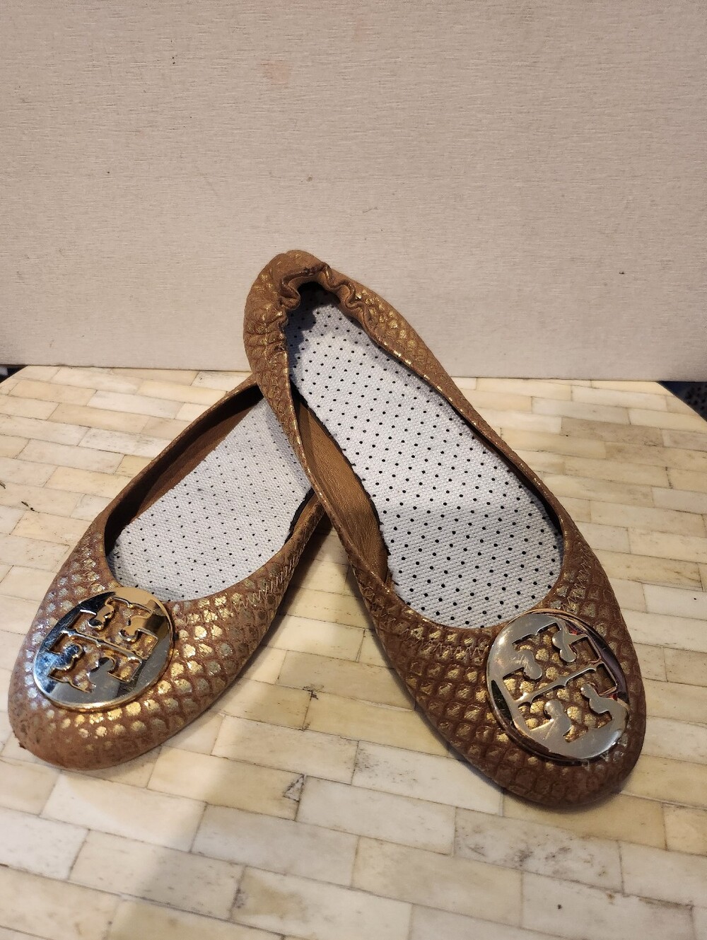 Tory Burch Reva ballet flats size 8